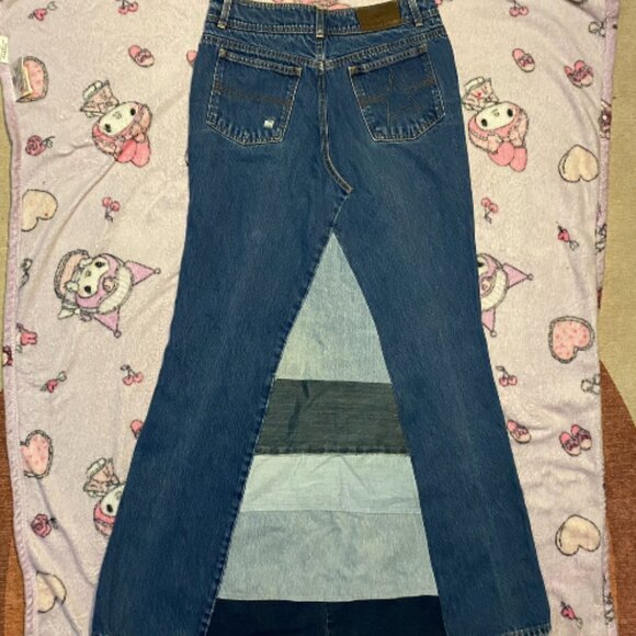 Denim Patchwork Ungaro Maxi Skirt - Picture 5 of 5